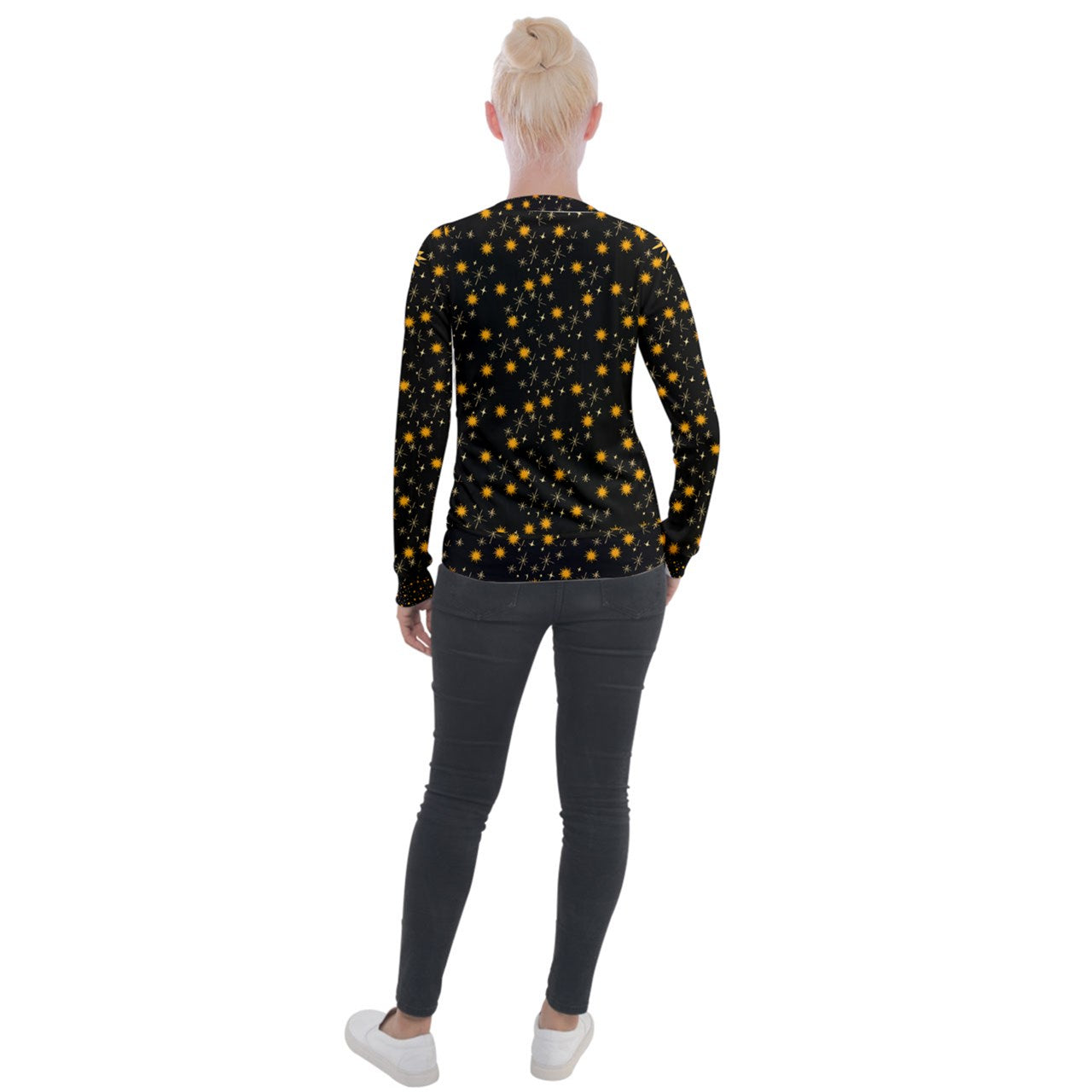 Black Whimsy Velvet Tracksuit Jacket