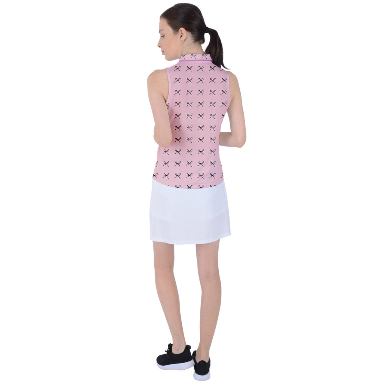 Rows of bows lite Sleeveless Polo T-Shirt