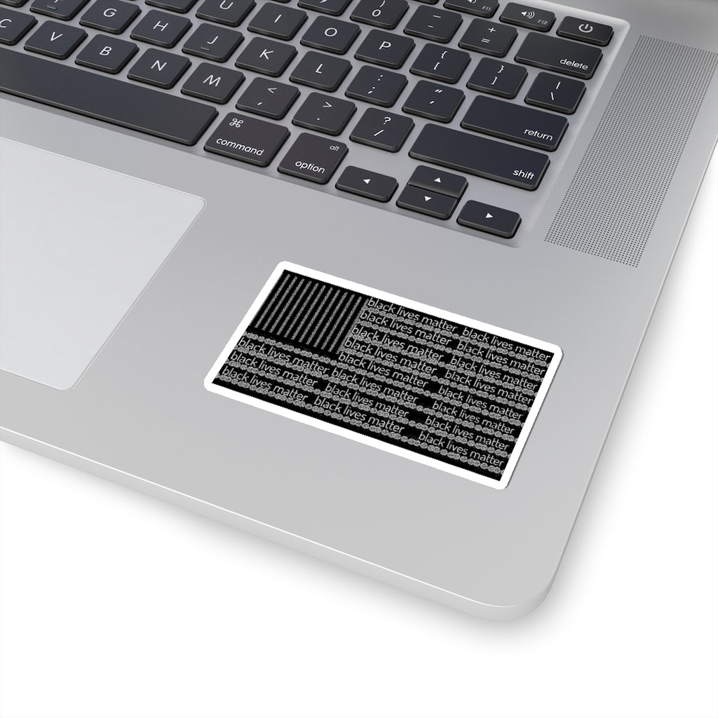 Black Lives Matter Flag Kiss-Cut Stickers