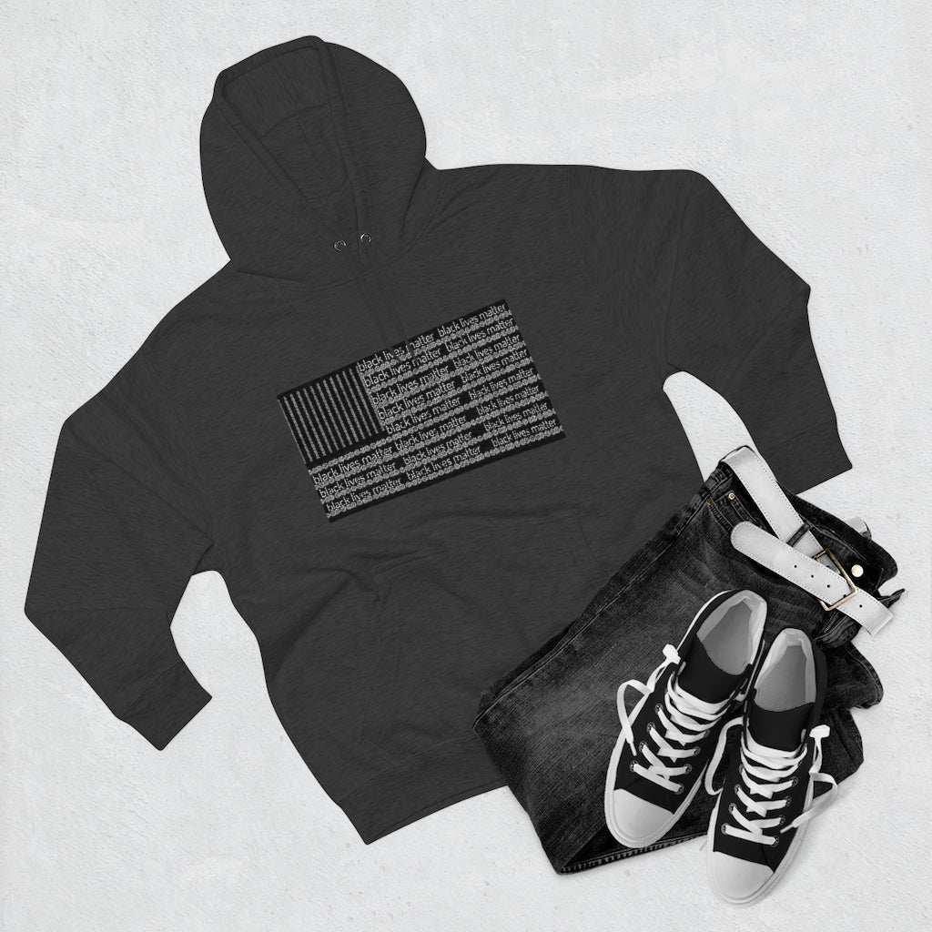 BLM Flag Pullover Hoodie