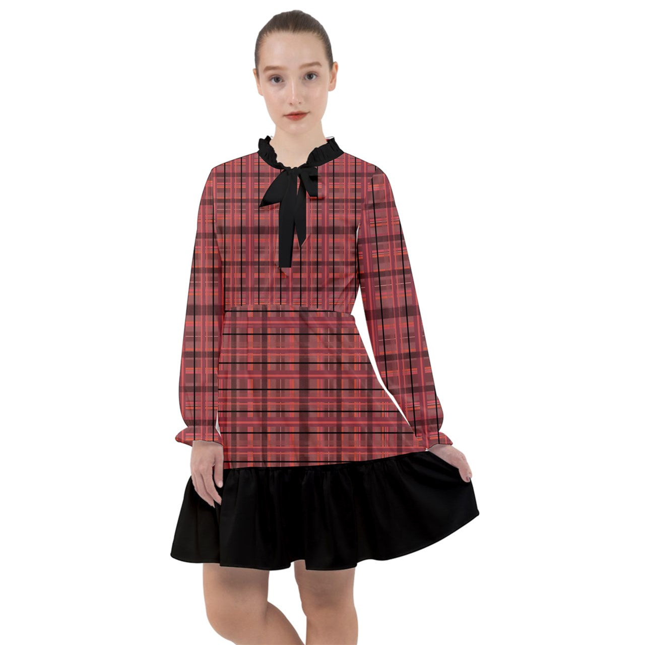 punky peach academia All Frills Chiffon Dress