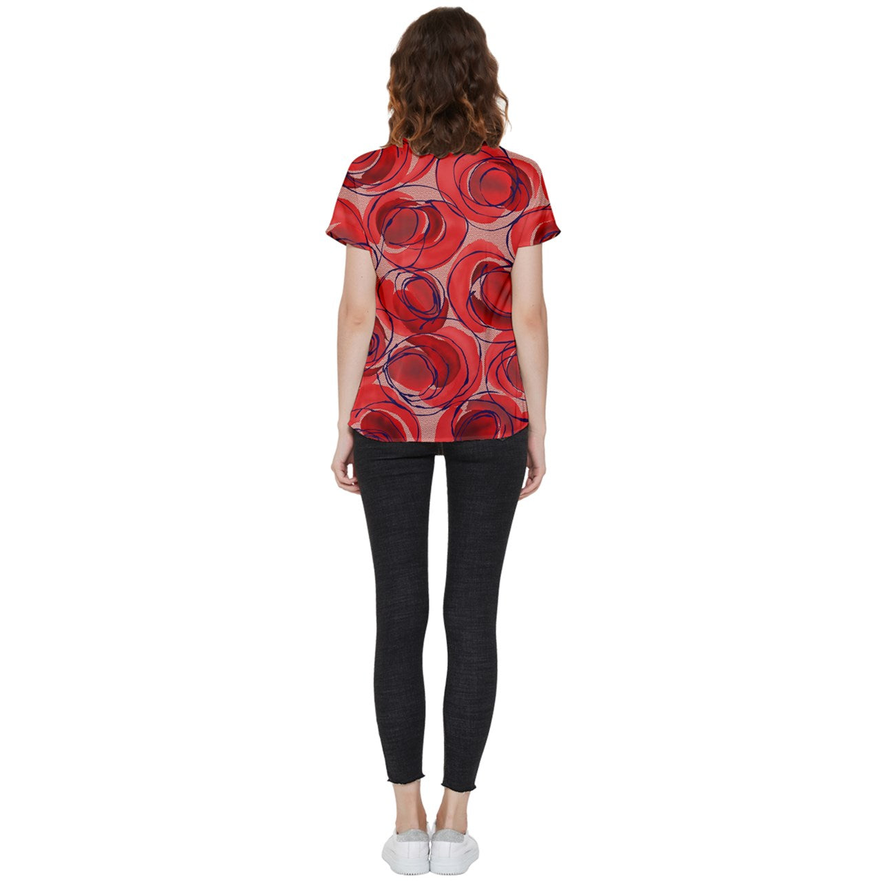 parisian roses Short Sleeve Pocket Shirt