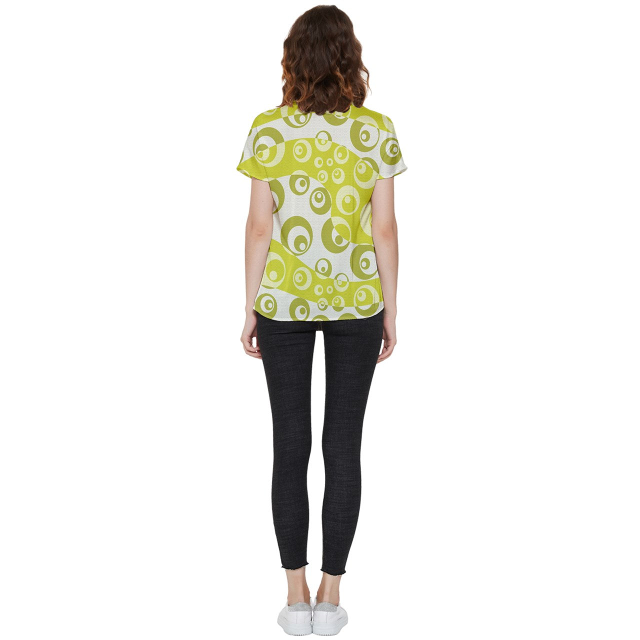 yellow pupil bubble Short Sleeve Pocket Shirt