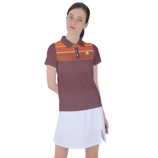 sienna multistripe Polo Tee