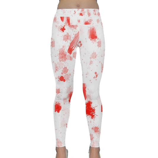 blood spatter Lightweight Velour Classic Yoga Leggings