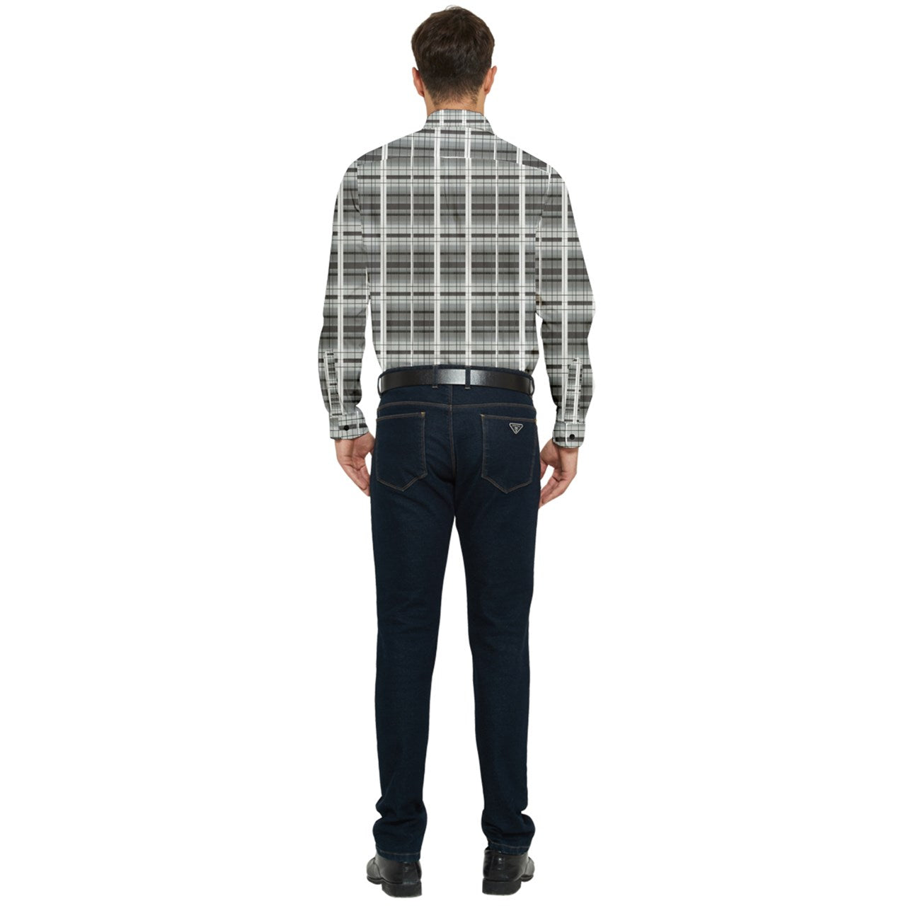 grey academia Long Sleeve Pocket Shirt