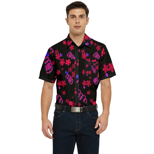 springed flowers Short Sleeve Pocket Shirt