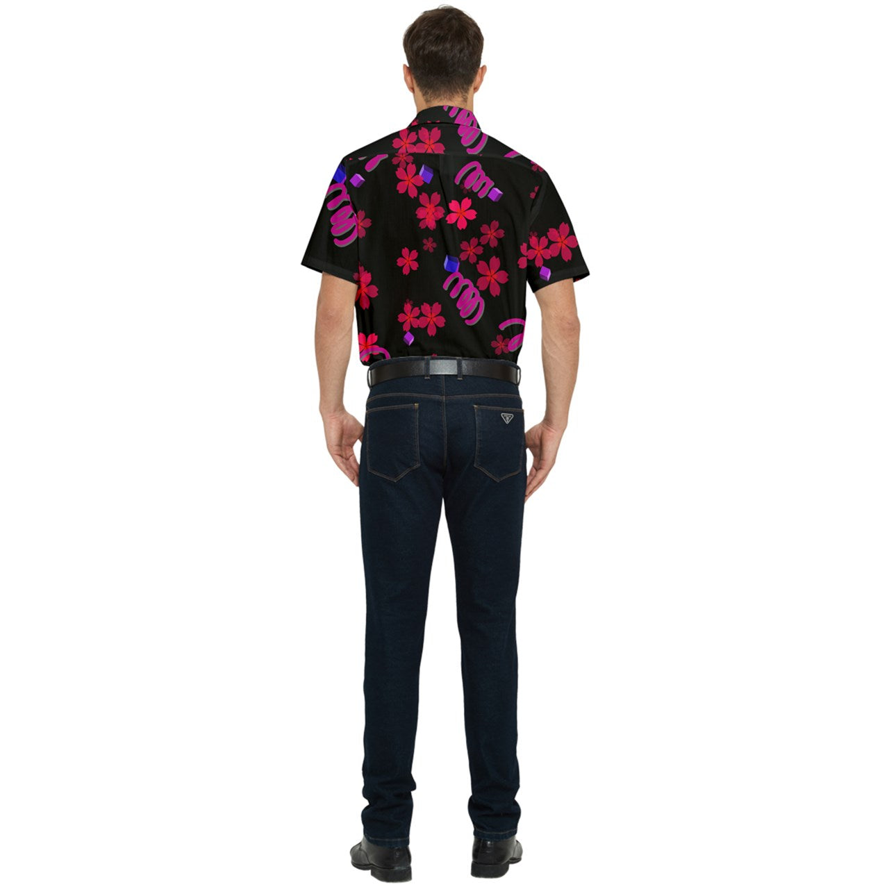 springed flowers Short Sleeve Pocket Shirt