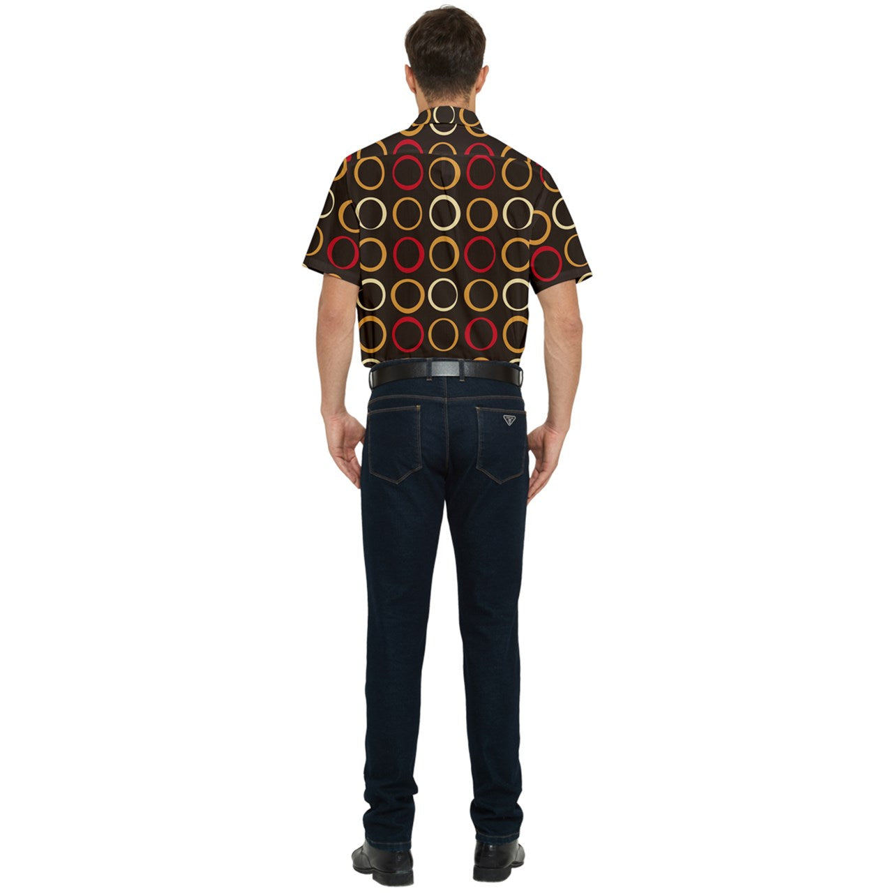 mocha mod spot Short Sleeve Pocket Shirt