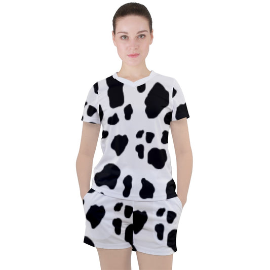 electric cowboi senior Mesh Tee and Shorts Set