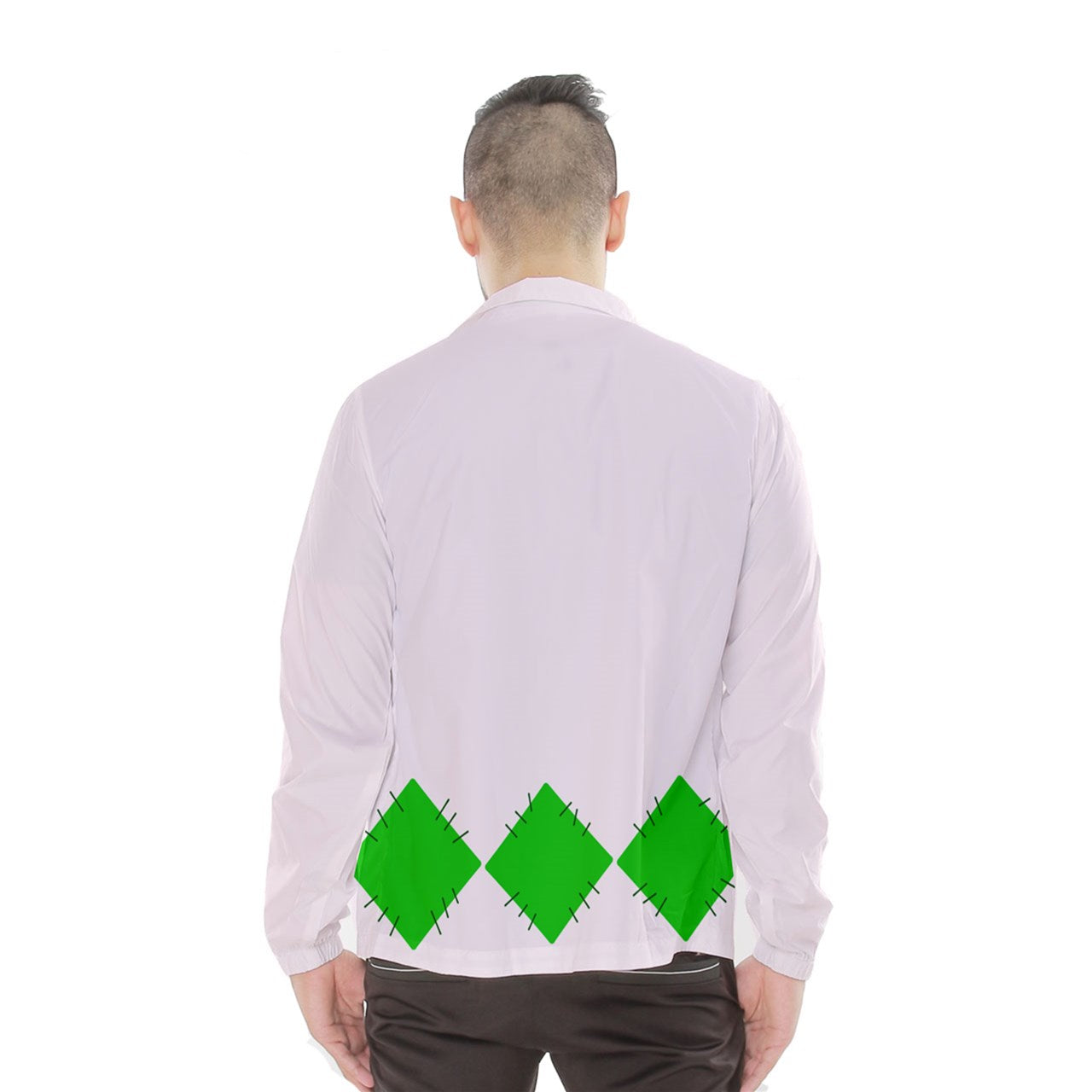 stawberries patchy Windbreaker