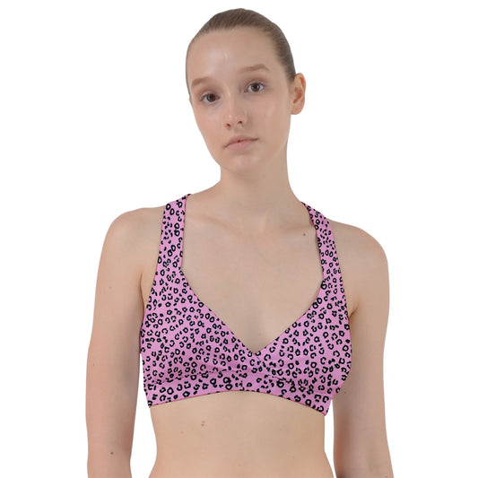 pink cheetah Sweetheart Sports Bra