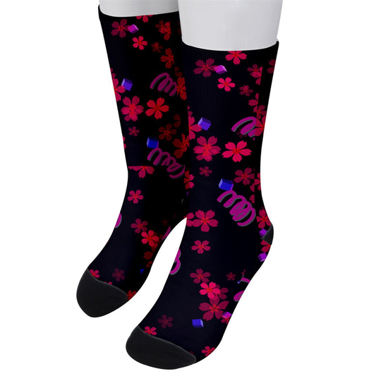 springed flowers Crew Socks