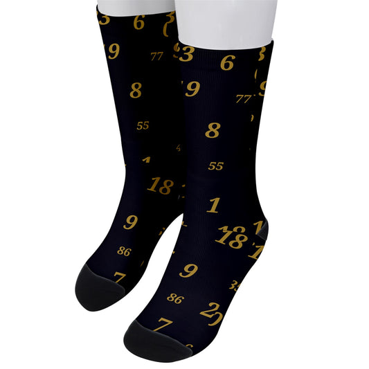 Golden Ratio Numbers Crew Socks