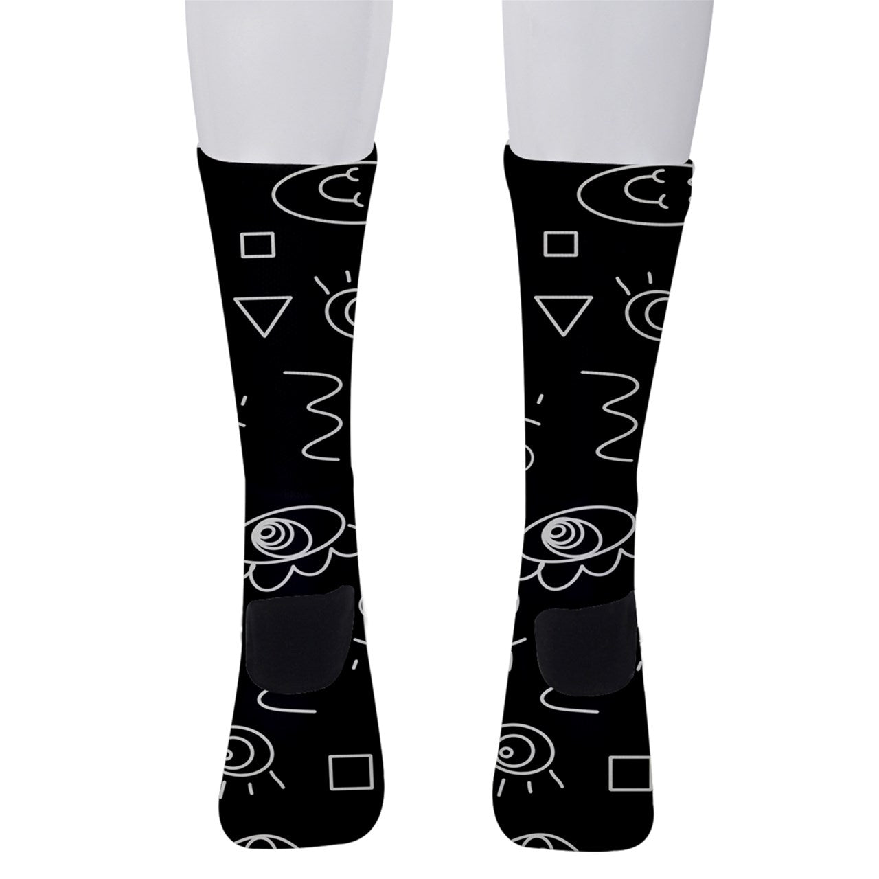 Squiggly Face Crew Socks