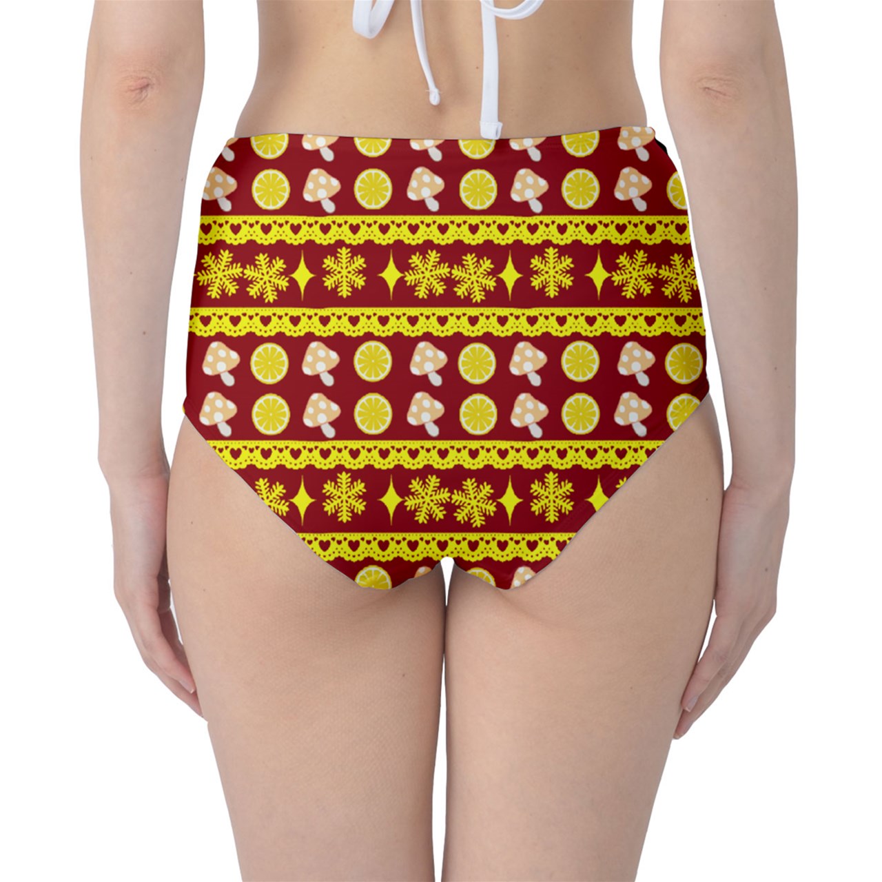 Magick Lemonade Stripes Classic High-Waist Bikini Briefs