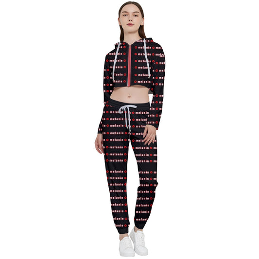 Melanin Cropped Track Suit