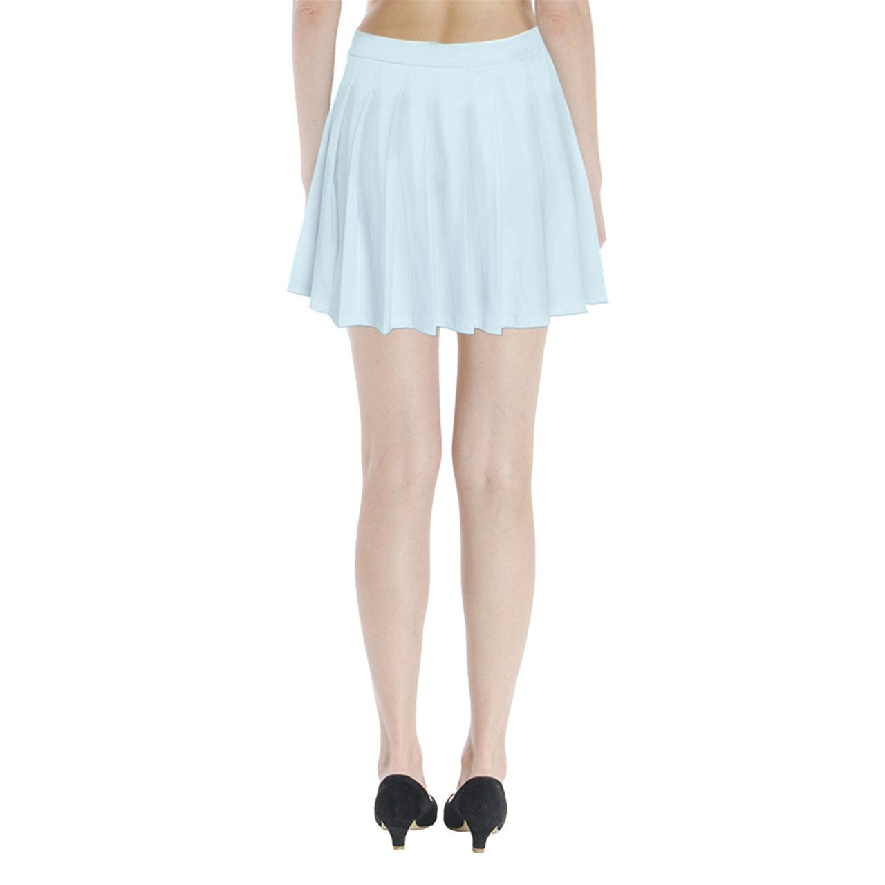Icee Blue Pleated Mini Skirt