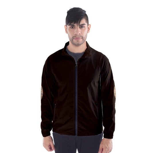 Chestnut Elbow Patch Windbreaker