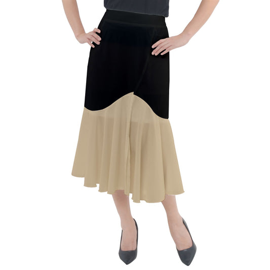 Paige Boy Tails Midi Mermaid Skirt