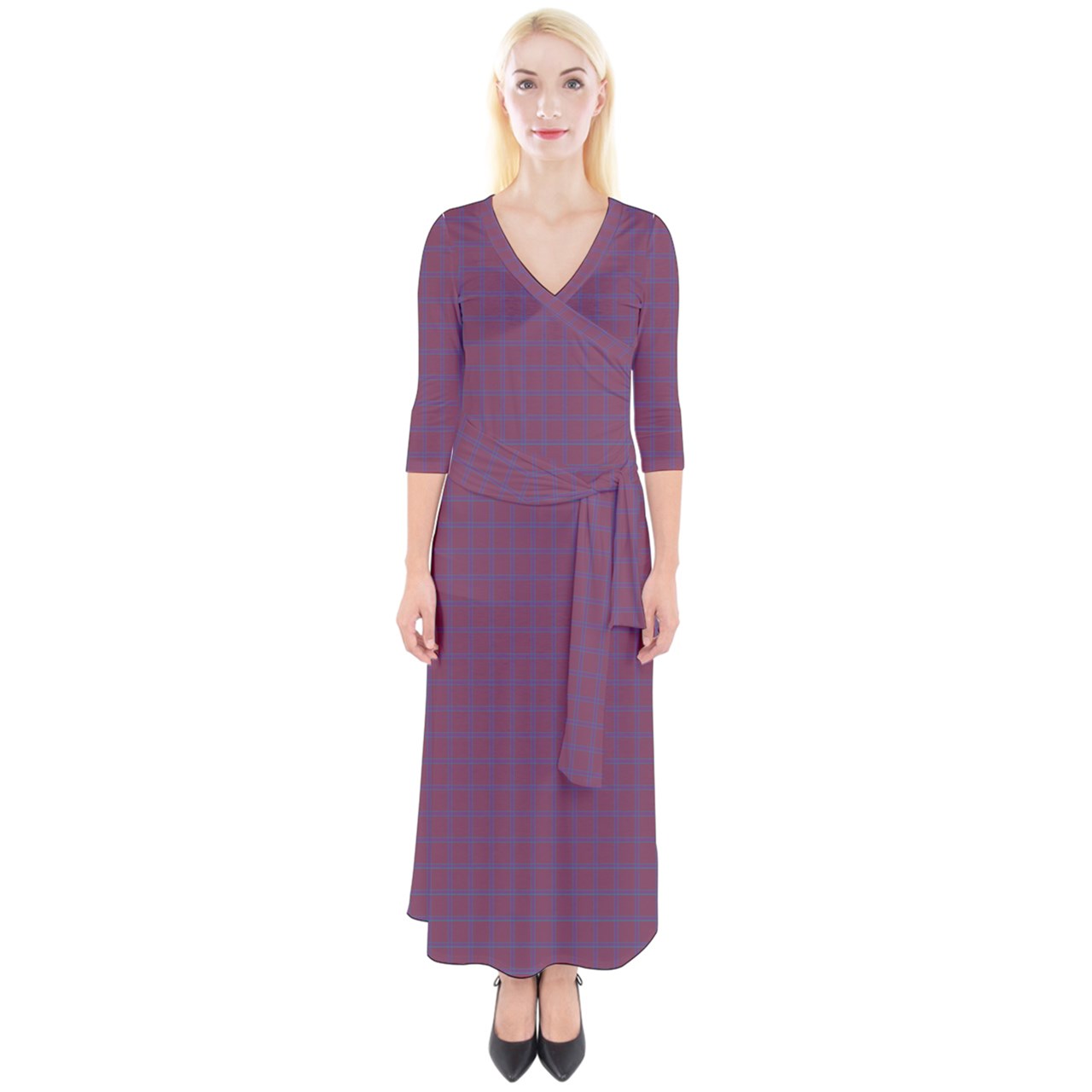 PomPom Parade Wrap Maxi Dress