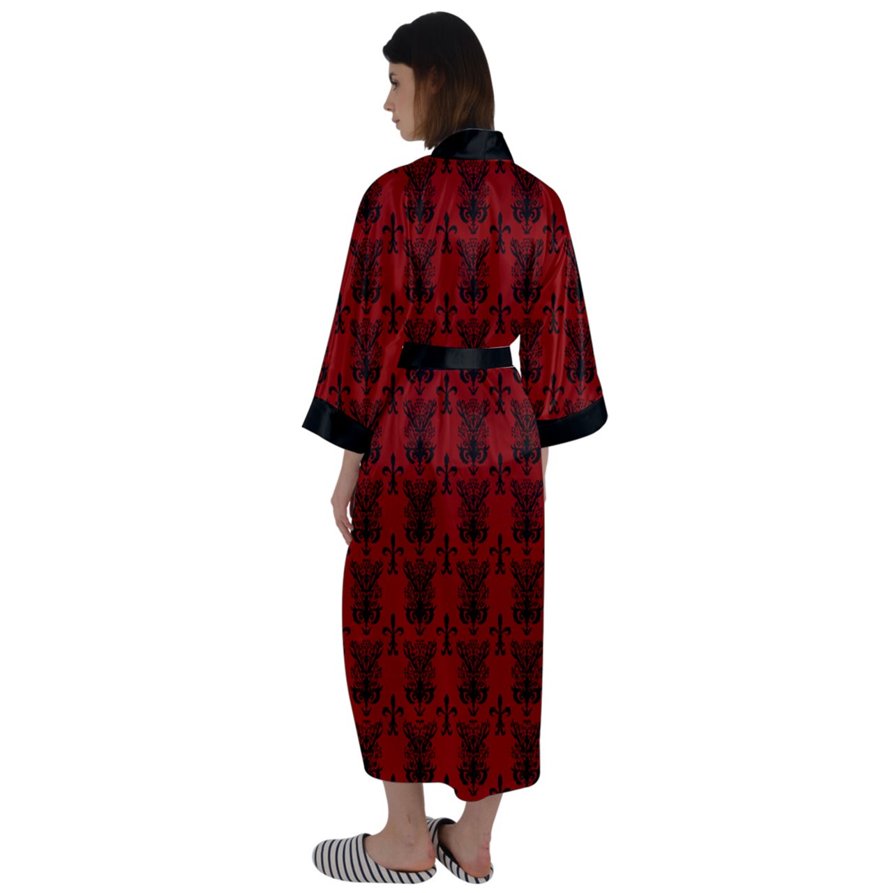 Vampweed Maxi Satin Robe