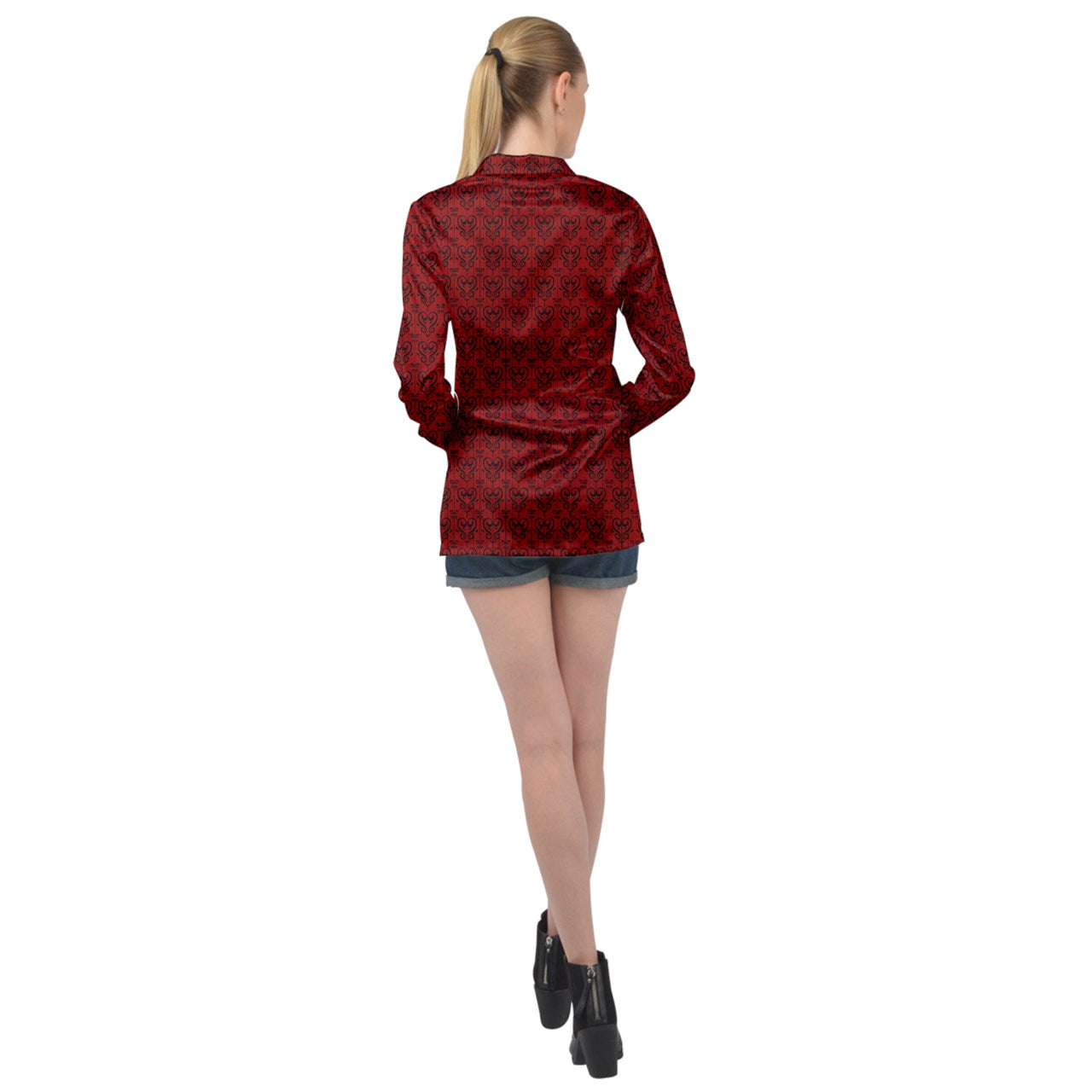Lovelilly Long Sleeve Satin Shirt