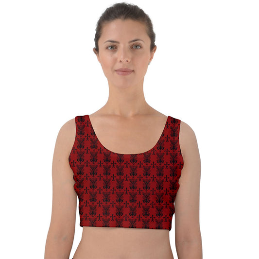 Vampweed Velvet Crop Top