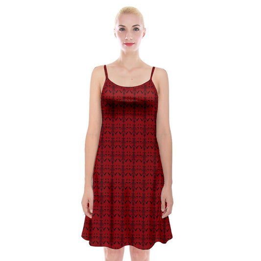 Vamplilly Spaghetti Strap Velvet Dress