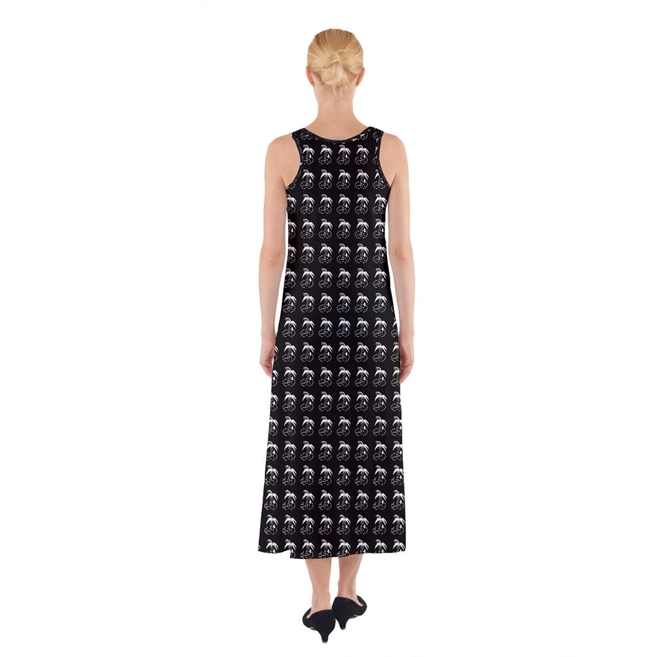 Spider Palm Sleeveless Maxi Underdress