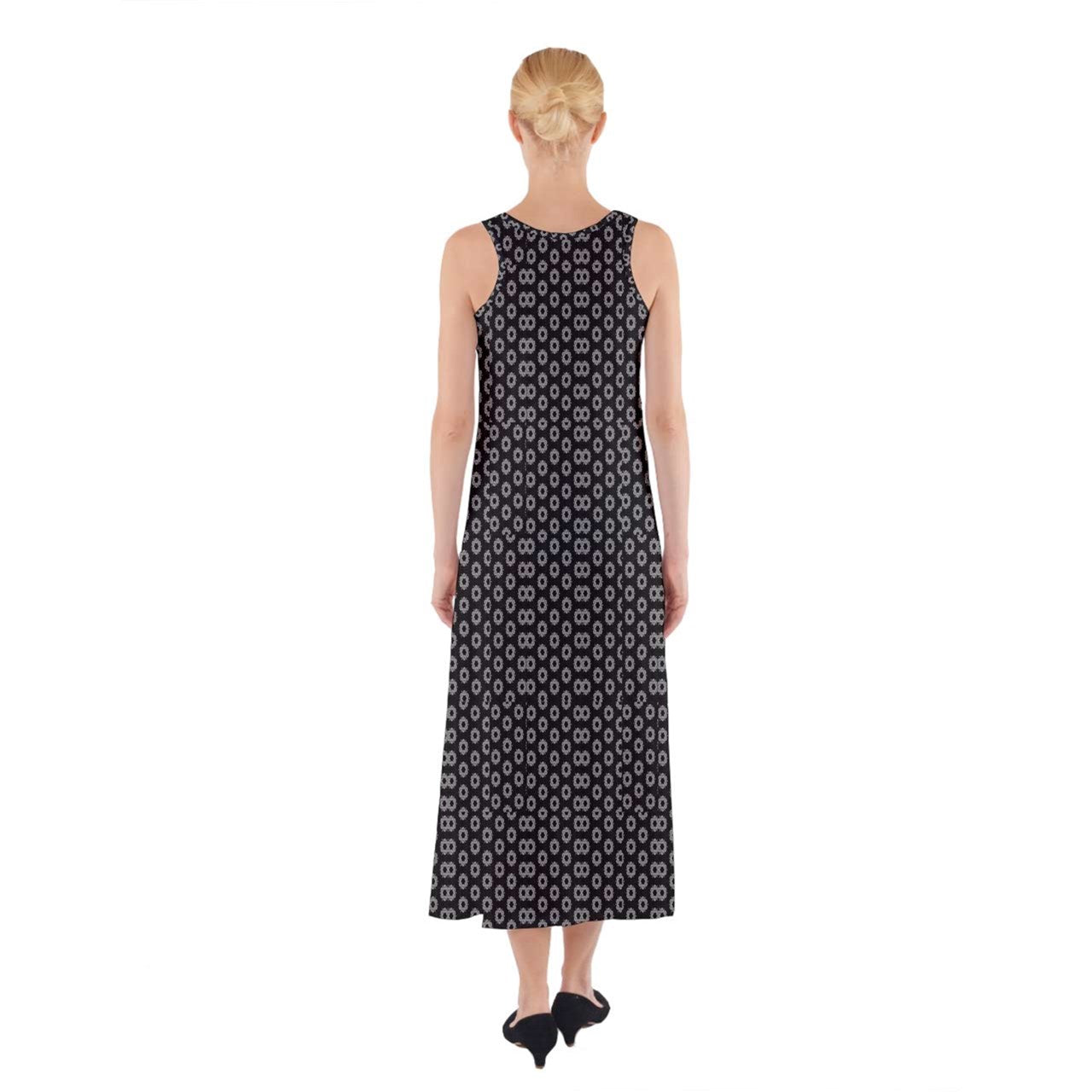 Black Floral Sleeveless Maxi Underdress