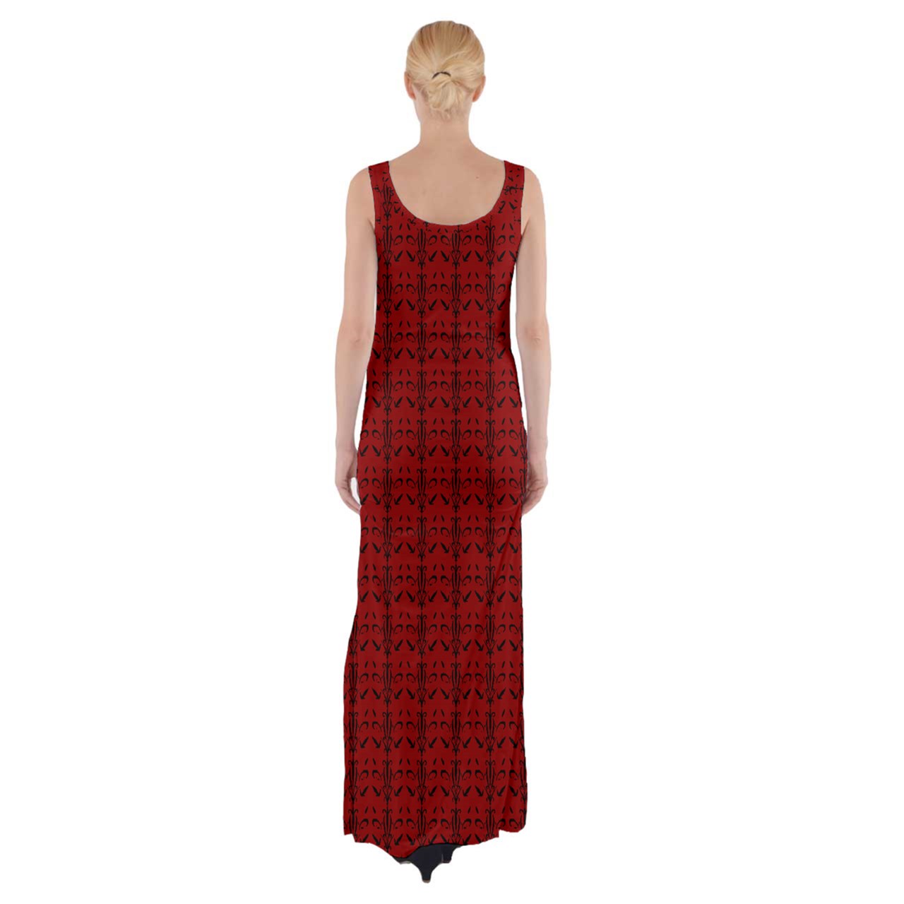 Vamplilly Thigh Split Maxi Dress