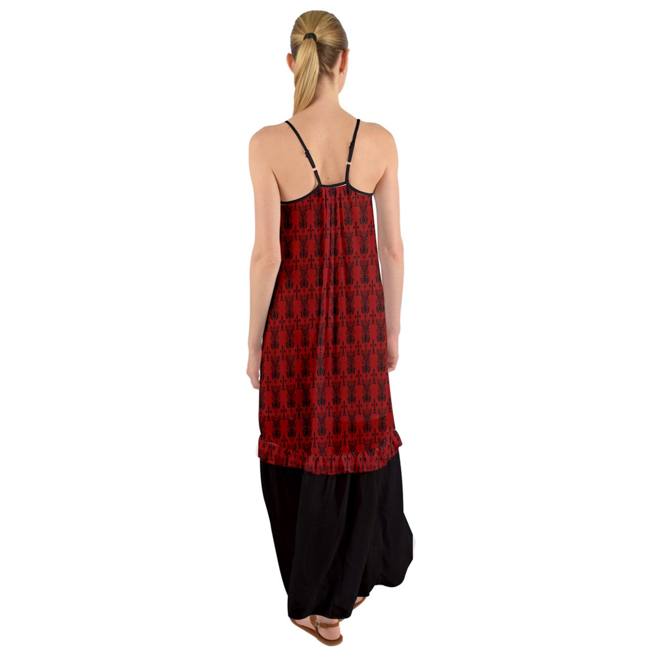 Vampweed Cami Maxi Ruffle Chiffon Underdress