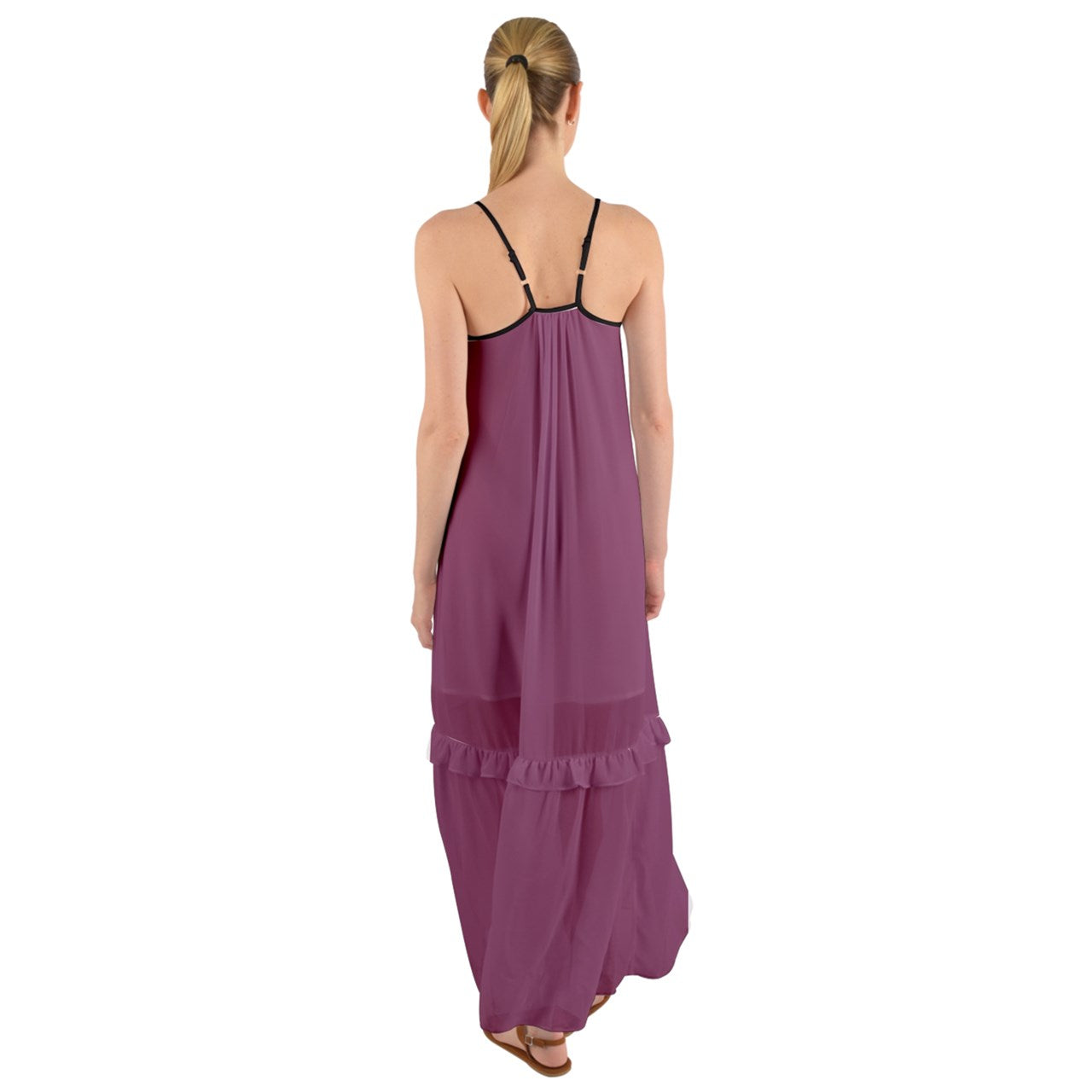 Pom Pom Parade Cami Maxi Ruffle Chiffon Underdress