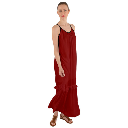 Apple Cami Maxi Ruffle Chiffon Underdress