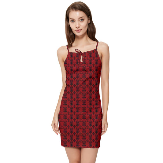 Vampweed Summer Tie Front Dress