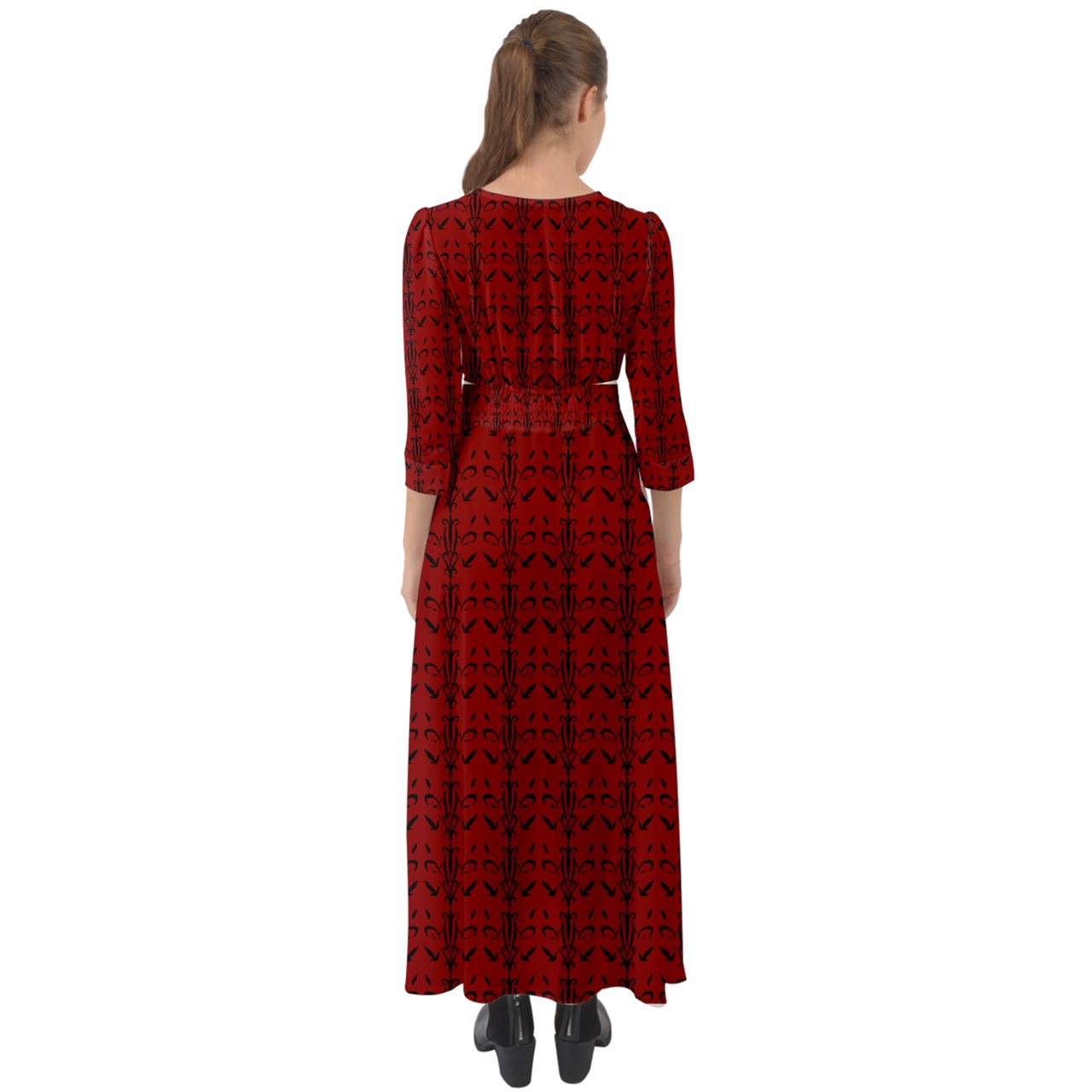 Vamplilly Button Up Boho Maxi Dress