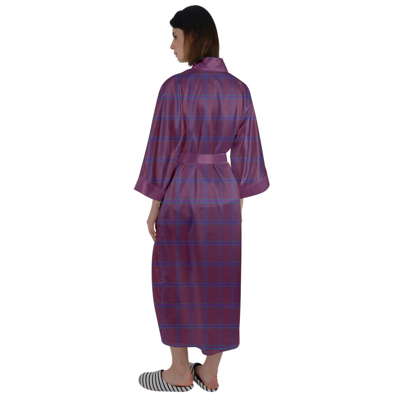 PomPom Parade Maxi Satin Robe