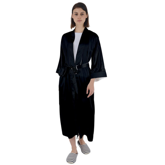 Bladebeak Maxi Satin Robe