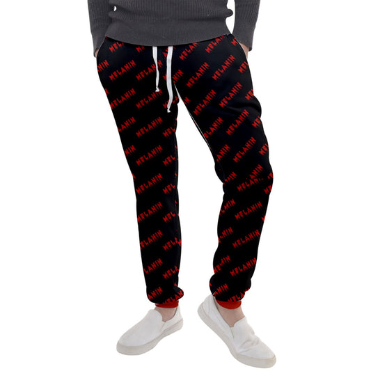 MELANIN Red Tiles Jogger Sweatpants