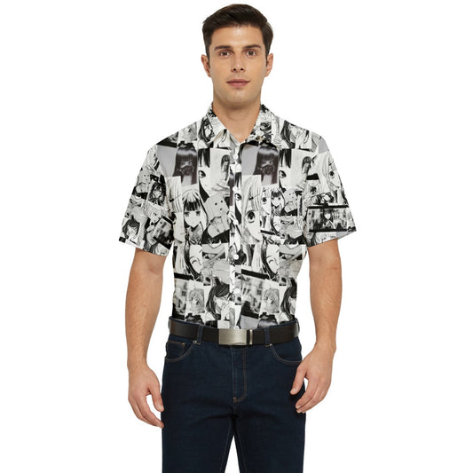 Girlstown Collage Short Sleeve Pocket Shirt