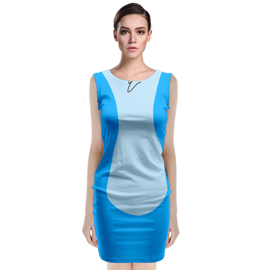 Lelani's Monster Sleeveless Velvet Midi Dress