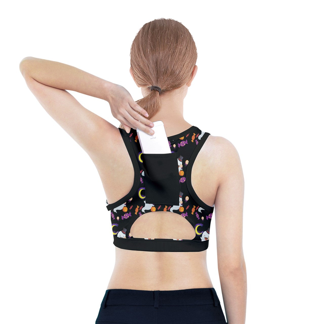 Sugar Rush Spook Sports Bra With Pocket