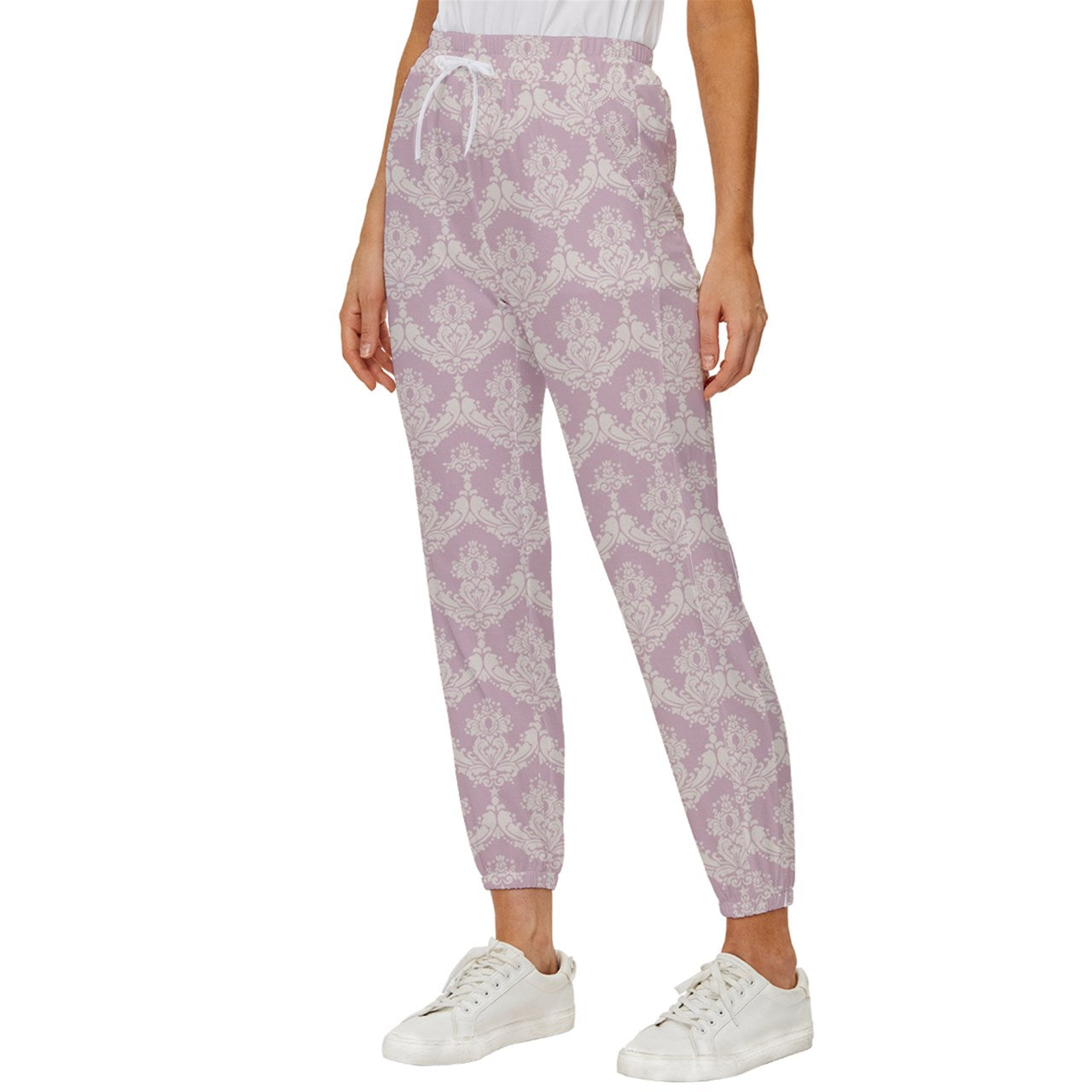 Blushing Beauty Cropped Drawstring Pants