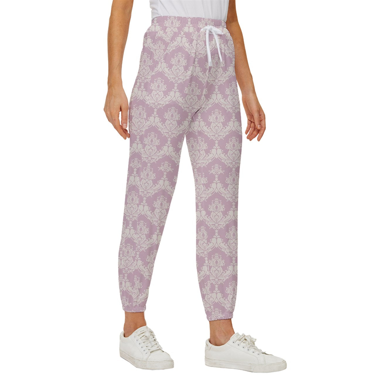 Blushing Beauty Cropped Drawstring Pants