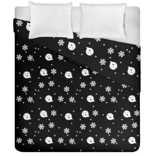 Spooky Snowflake Duvet Cover Double Side (California King Size)