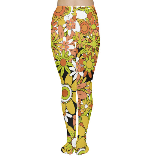 Classic Boho Flowerstile Tights