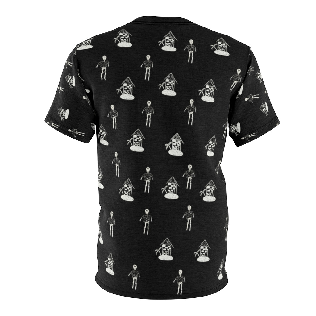 hawaiian skeleton Tee