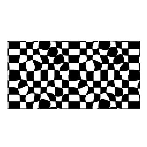 wonky checkers Satin Shawl