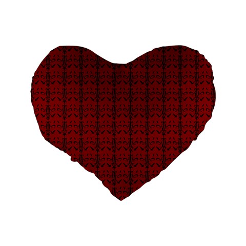 Vamplilly Standard 16" Premium Flano Heart Shape Cushion